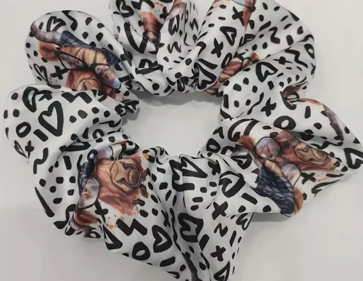 Highland Cow Scrunchie