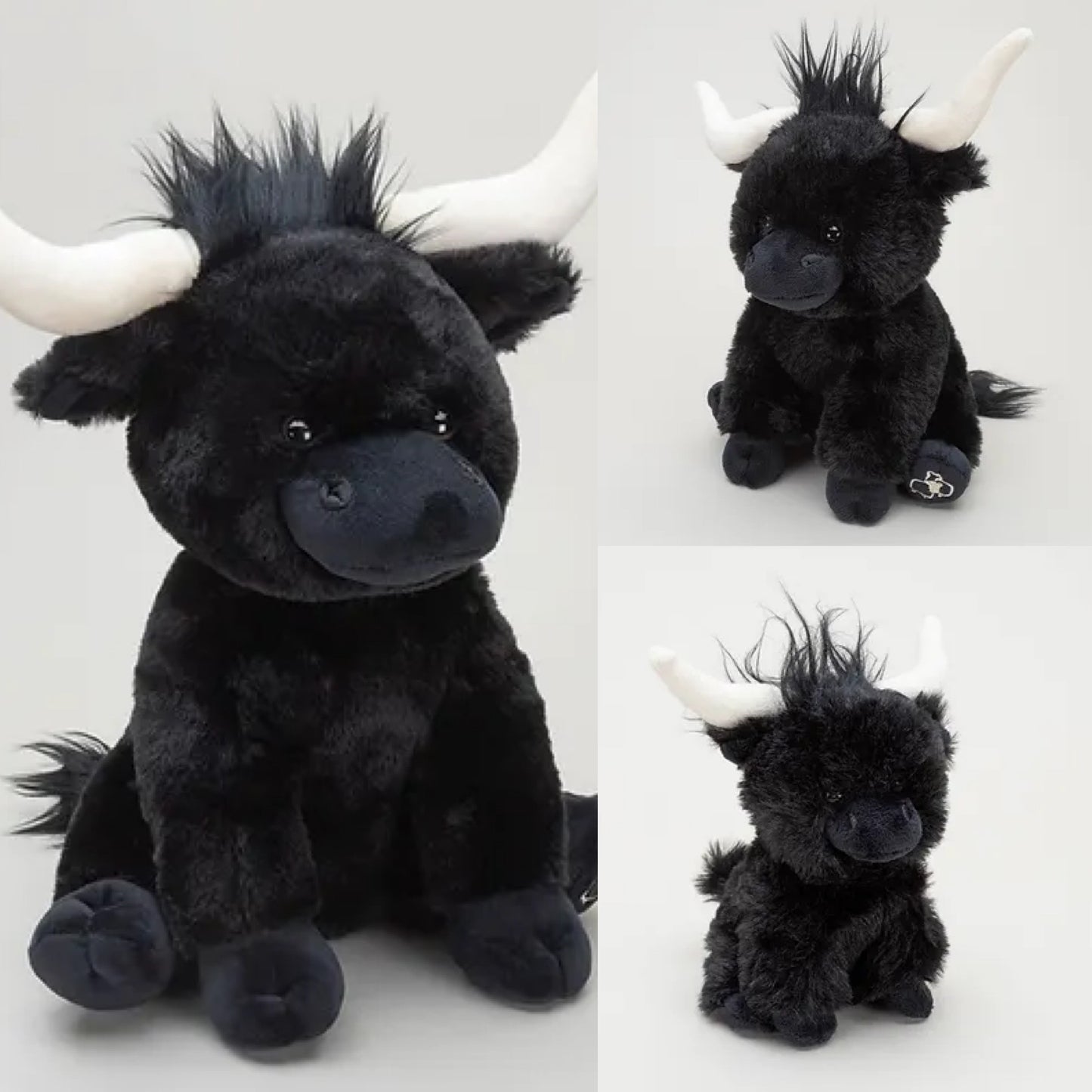 Black Highland Cow Teddy